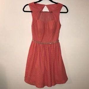 Coral Homecoming Dress